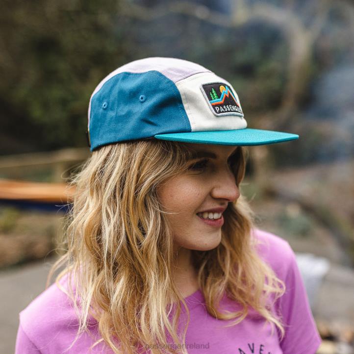 WoHeadwear Passenger 22N81066 Downtime Cap Viridian Green/Orchid Women Green