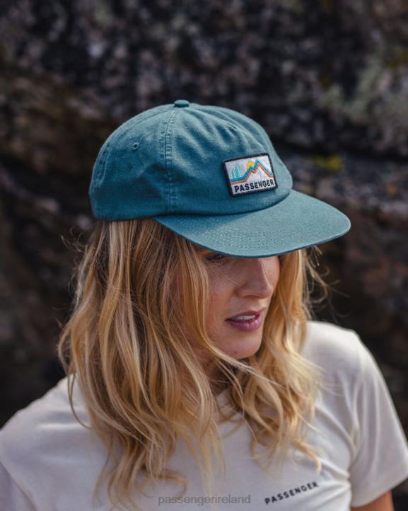 WoHeadwear Passenger 22N81070 Fluke Recycled Cotton 5 Panel Cap Deep Ocean Women Ocean