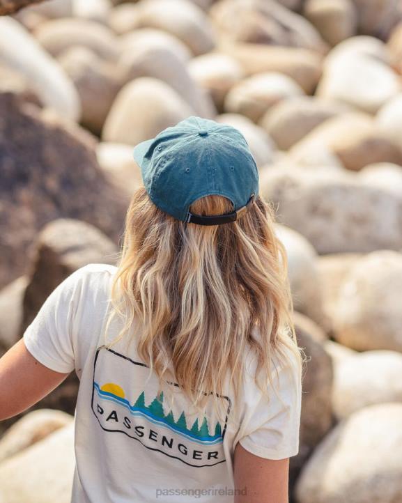 WoHeadwear Passenger 22N81070 Fluke Recycled Cotton 5 Panel Cap Deep Ocean Women Ocean