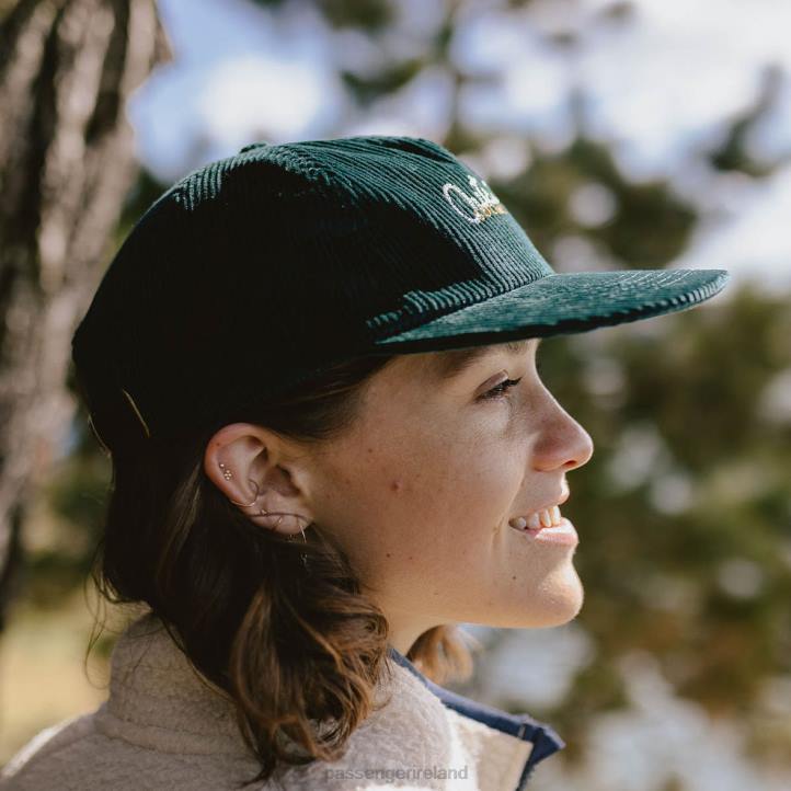 WoHeadwear Passenger 22N81071 Outsiders Recycled Cotton Cord Cap Storm Green Women Green