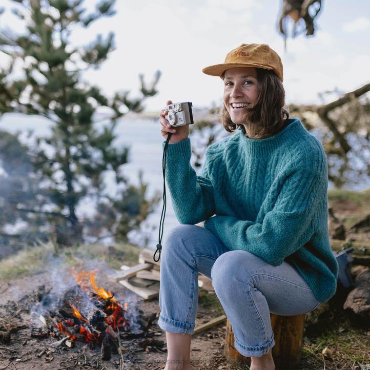 WoHeadwear Passenger 22N81083 Outsiders Recycled Cotton Cord Cap Sandy Brown Women Brown