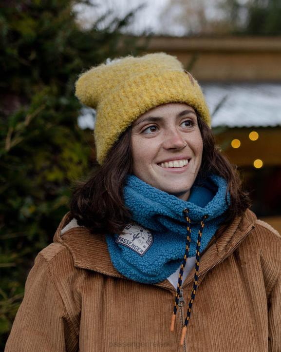 WoHeadwear Passenger 22N81035 Mulled Recycled Sherpa Fleece Snood Blue Steel Women Blue