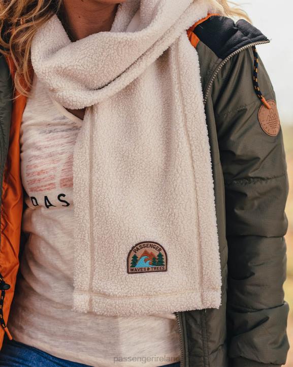 WoHeadwear Passenger 22N81086 Snug Recycled Sherpa Fleece Scarf Birch Women Birch